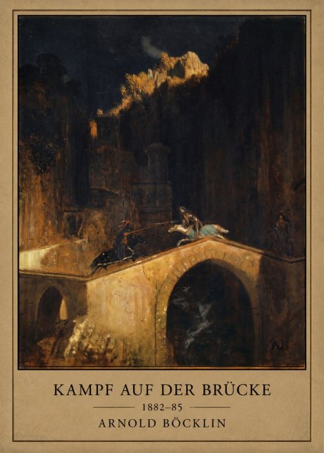 Arnold Böcklin Kampf Auf Der Brücke No1 - Plakát