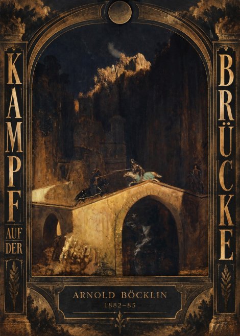 Arnold Böcklin Kampf Auf Der Brücke No6 - Plakát