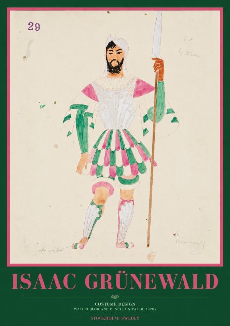 Isaac Grünewald Costume Design No. 29 No1 - Plakát