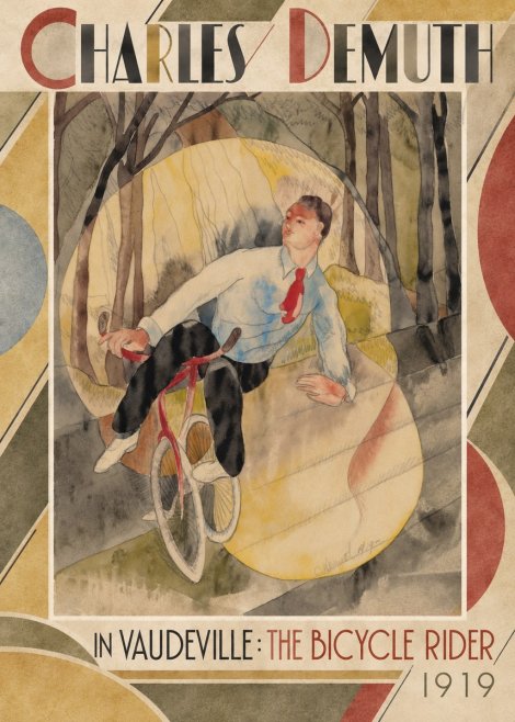 Charles Demuth In Vaudeville: the Bicycle Rider No2 - Plakát