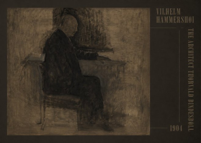 Vilhelm Hammershøi The Architect Thorvald Bindesbøll No5 - Plakát