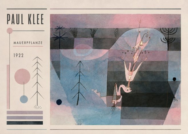 Paul Klee Mauerpflanze No2 - Plakát