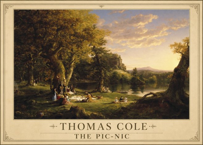 Thomas Cole The Pic-nic II No1 - Plakát