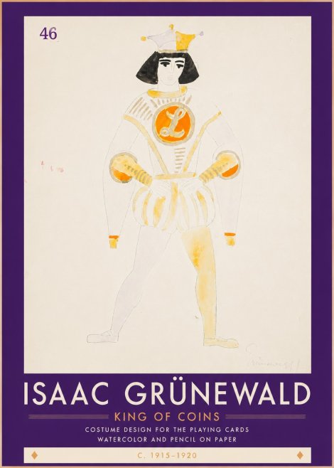 Isaac Grünewald King of Coins No3 - Plakát