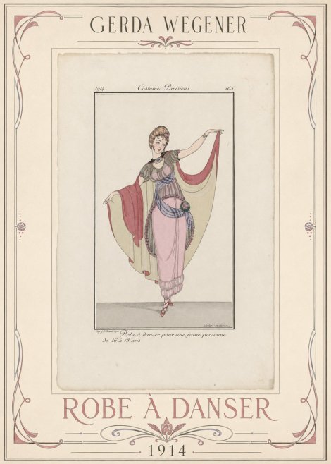 Gerda Wegener Robe À Danser No1 - Plakát