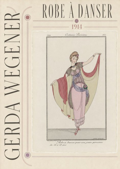 Gerda Wegener Robe À Danser No3 - Plakát