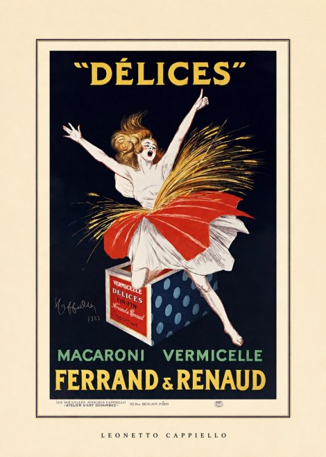 Leonetto Cappiello Délices II No4 - Plakát