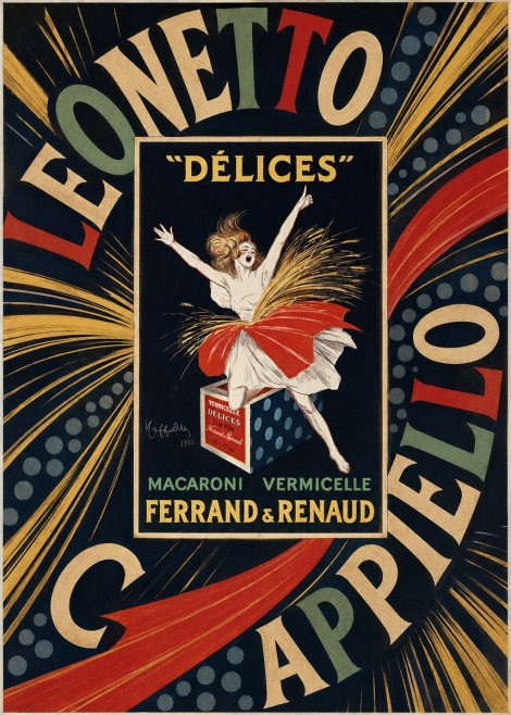 Leonetto Cappiello Délices II No5 - Plakát