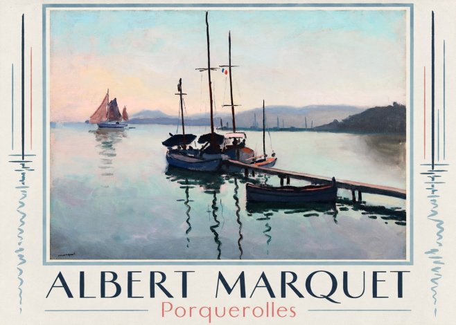Albert Marquet Porquerolles No1 - Plakát