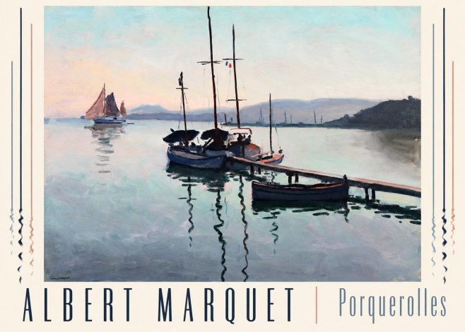 Albert Marquet Porquerolles No3 - Plakát