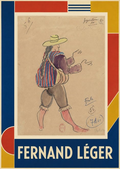 Fernand Léger Figuration (Bolivie) No1 - Plakát