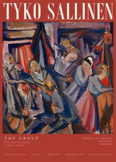 Tyko Sallinen The Group No2 - Plakát