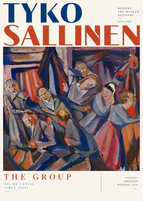 Tyko Sallinen The Group No6 - Plakát
