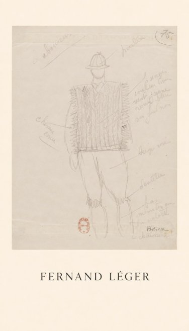 Fernand Léger Costume Study for a Male Figure No1 - Plakát