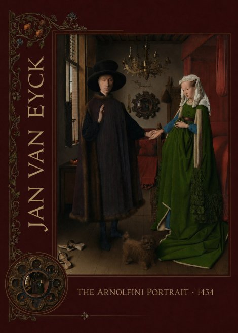 Jan van Eyck The Arnolfini Portrait VII No2 - Plakát
