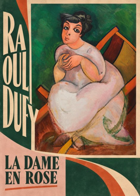 Raoul Dufy La Dame En Rose No2 - Plakát