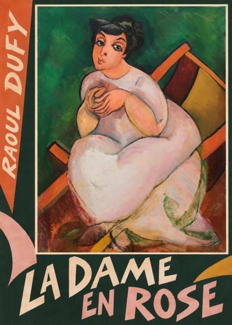 Raoul Dufy La Dame En Rose No6 - Plakát