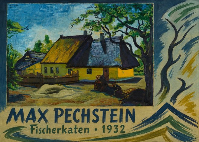 Max Pechstein Fischerkaten No5 - Plakát