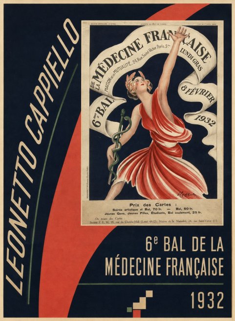 Leonetto Cappiello 6E Bal De La Médecine Française - 1932 No2 - Plakát