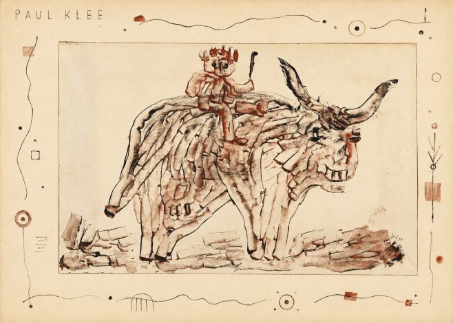 Paul Klee Bear Rider No5 - Plakát