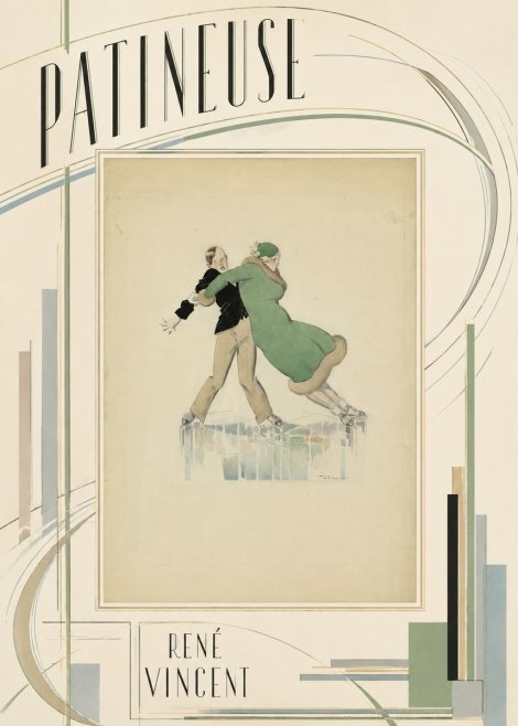René Vincent Patineuse No3 - Plakát
