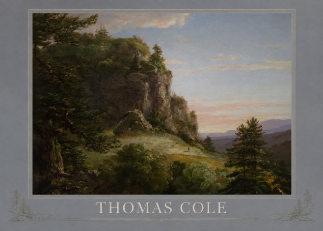 Thomas Cole Landscape, the Old Mill No2 - Plakát