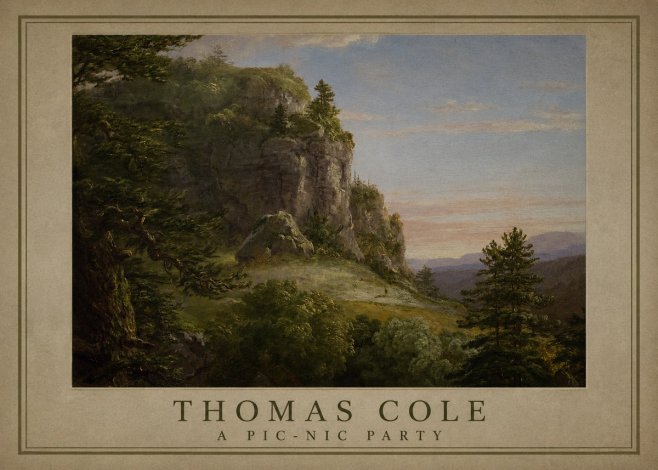 Thomas Cole Landscape, the Old Mill No3 - Plakát