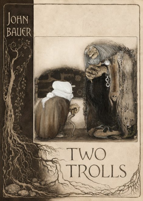 John Bauer Two Trolls No2 - Plakát