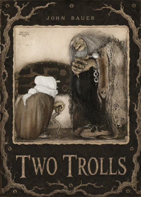 John Bauer Two Trolls No6 - Plakát