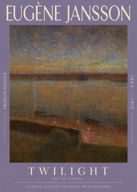 Eugène Jansson Twilight No3 - Plakát