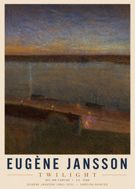 Eugène Jansson Twilight No4 - Plakát