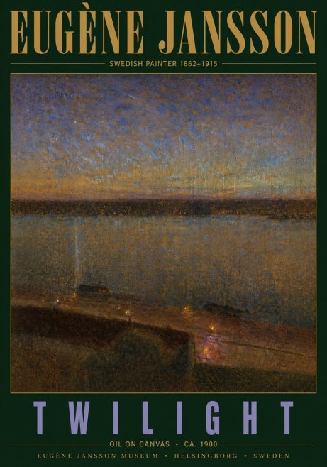 Eugène Jansson Twilight No5 - Plakát