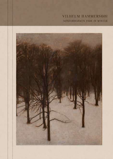 Vilhelm Hammershøi Søndermarken Park in Winter No3 - Plakát