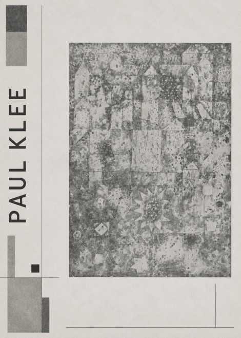 Paul Klee Town and Country No2 - Plakát
