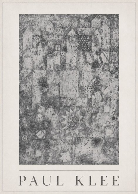 Paul Klee Town and Country No5 - Plakát