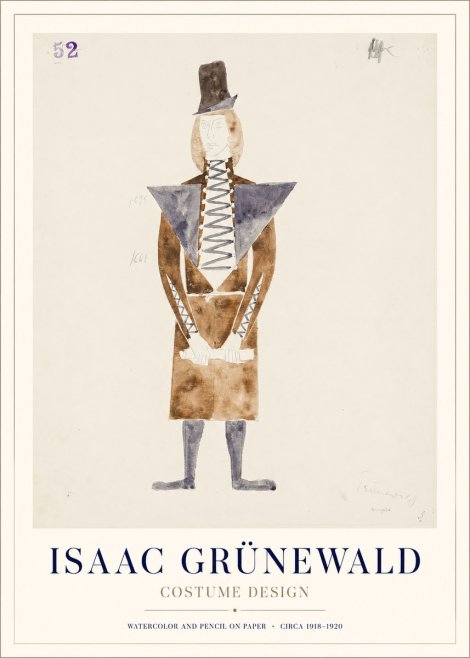 Isaac Grünewald Costume Design XIII No1 - Plakát