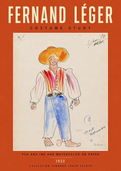 Fernand Léger Costume Study II No4 - Plakát