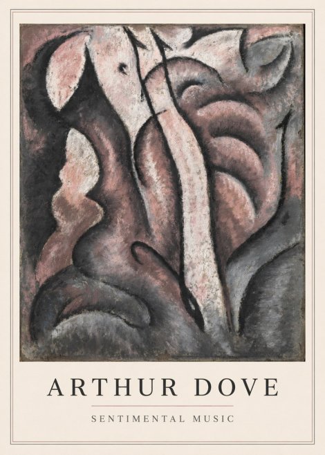 Arthur Dove Sentimental Music II No4 - Plakát