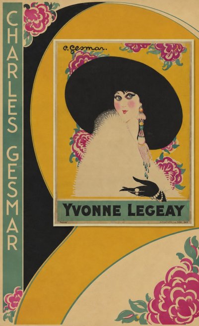 Charles Gesmar Yvonne Legeay No2 - Plakát