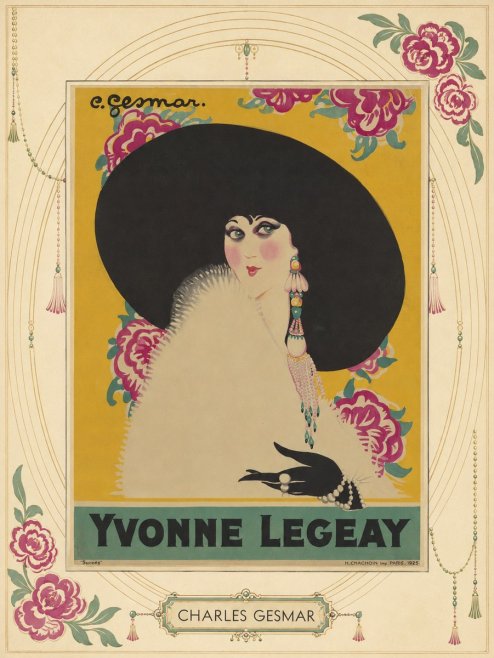 Charles Gesmar Yvonne Legeay No3 - Plakát