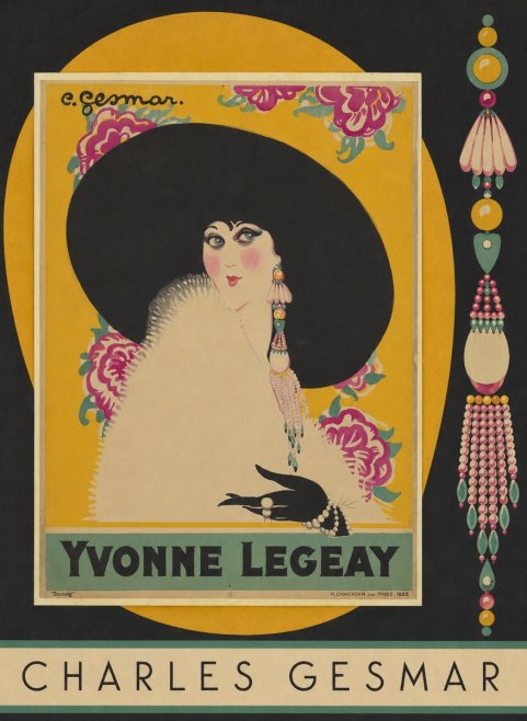 Charles Gesmar Yvonne Legeay No5 - Plakát