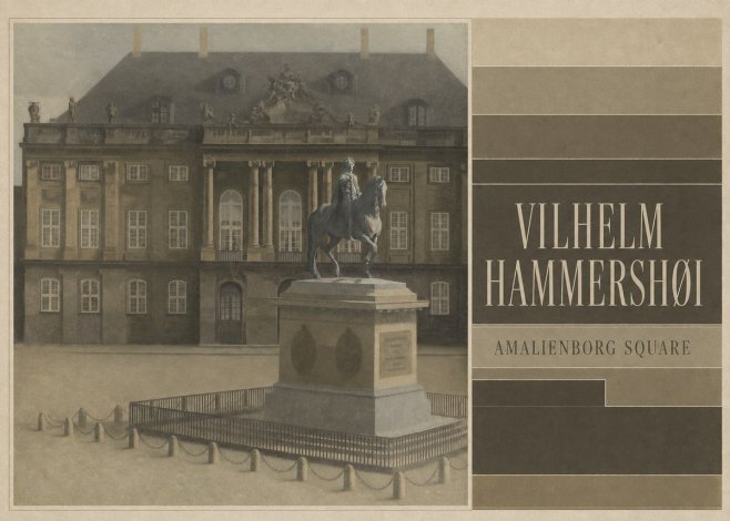 Vilhelm Hammershøi Amalienborg Square II No4 - Plakát