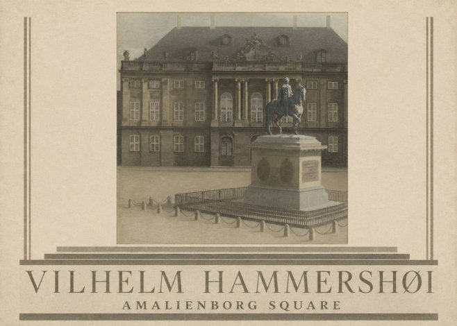 Vilhelm Hammershøi Amalienborg Square II No5 - Plakát