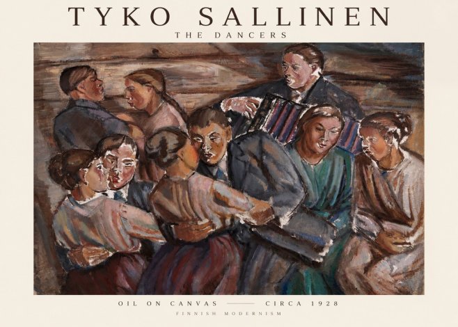 Tyko Sallinen The Dancers No1 - Plakát