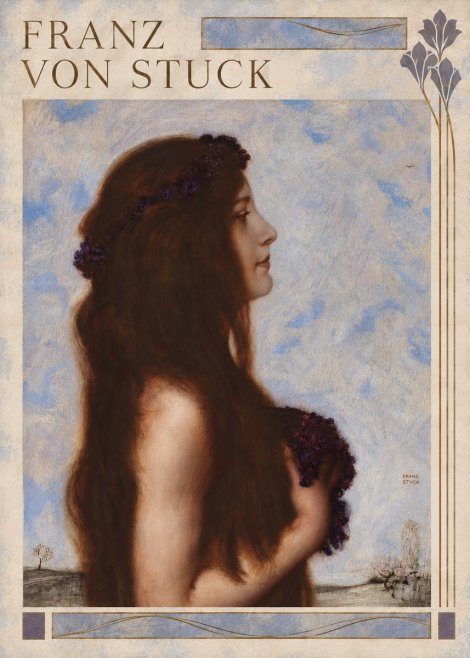 Franz von Stuck Frühlingsreigen No6 - Plakát