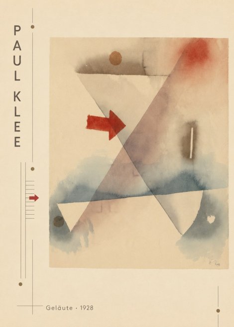 Paul Klee Geläute No3 - Plakát