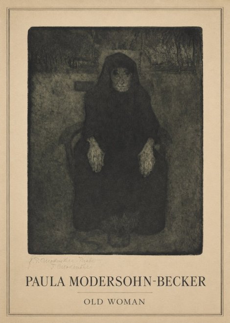 Paula Modersohn-Becker Old Woman No1 - Plakát