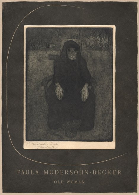 Paula Modersohn-Becker Old Woman No3 - Plakát