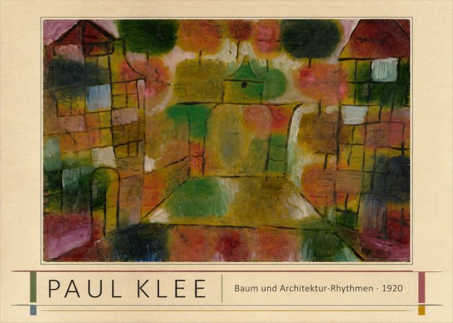 Paul Klee Baum Und Architektur-rhythmen No1 - Plakát
