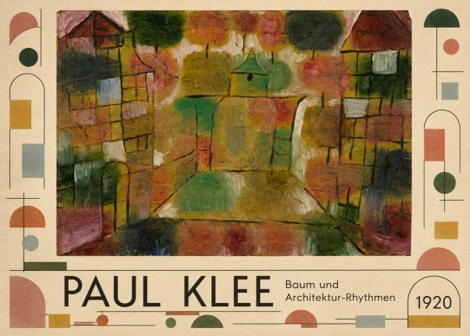 Paul Klee Baum Und Architektur-rhythmen No5 - Plakát
